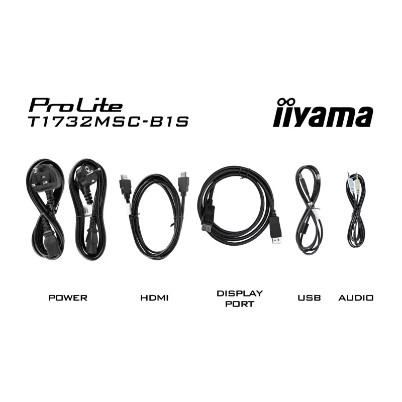 iiyama ProLite Monitor per computer 43,2 cm (17 inch) 1280 x 1024 pixel LED touchscreen da tavolo nero