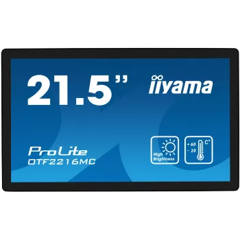 iiyama OTF2216MC-B1 Monitor per computer 54,6 cm (21,5 inch) 1920 x 1080 pixel Full HD LCD touchscreen nero