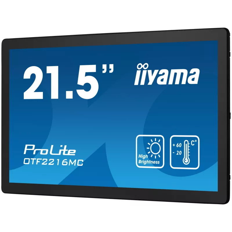iiyama OTF2216MC-B1 Monitor per computer 54,6 cm (21,5 inch) 1920 x 1080 pixel Full HD LCD touchscreen nero