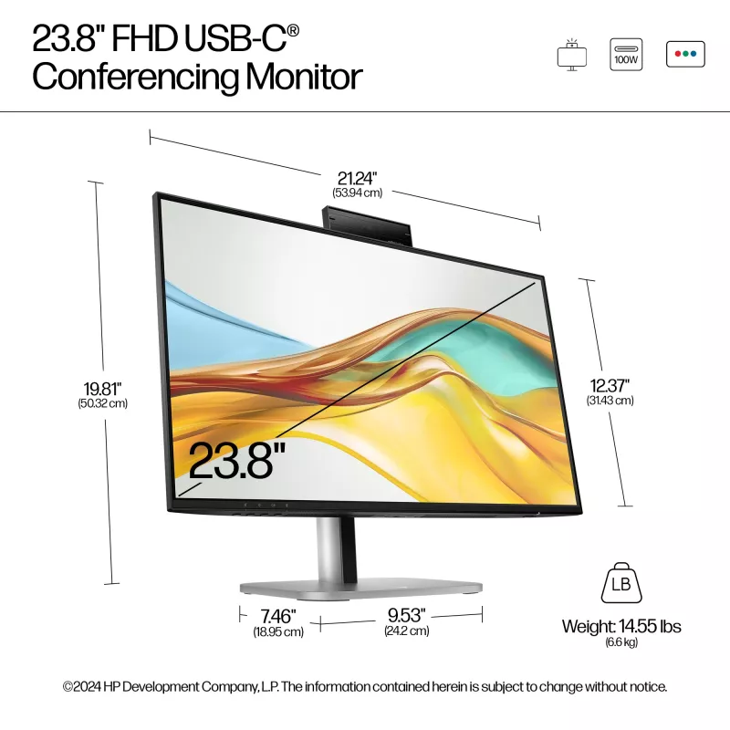 HP Series 5 Pro Monitor per conferenze 23,8