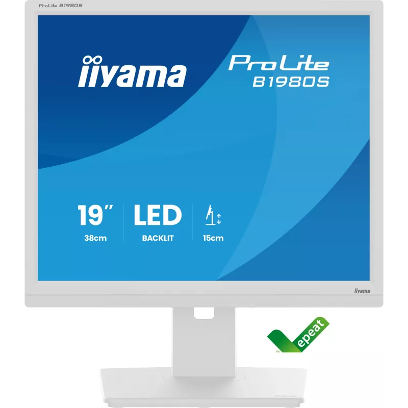 iiyama ProLite B1980S-W1 Monitor per computer 48,3 cm (19 inch) 1280 x 1024 pixel SVGA LED bianco
