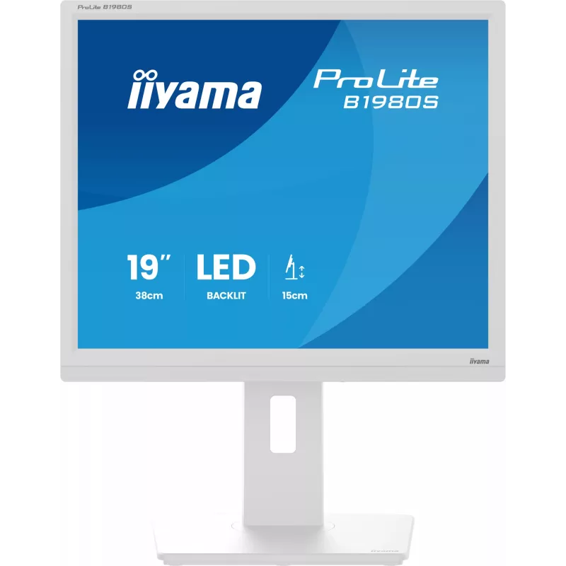 iiyama ProLite B1980S-W1 Monitor per computer 48,3 cm (19 inch) 1280 x 1024 pixel SVGA LED bianco