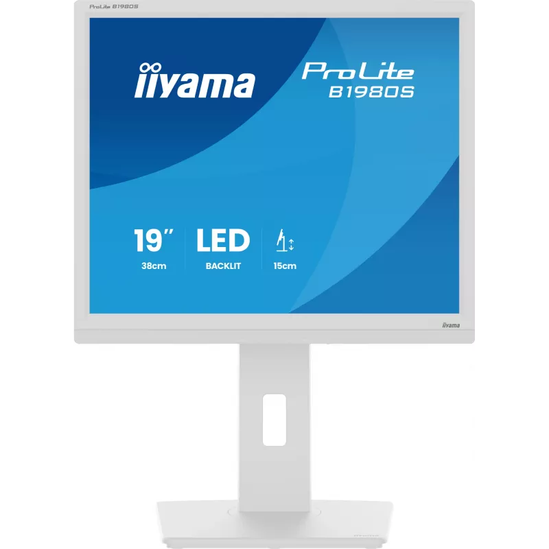 iiyama ProLite B1980S-W1 Monitor per computer 48,3 cm (19 inch) 1280 x 1024 pixel SVGA LED bianco