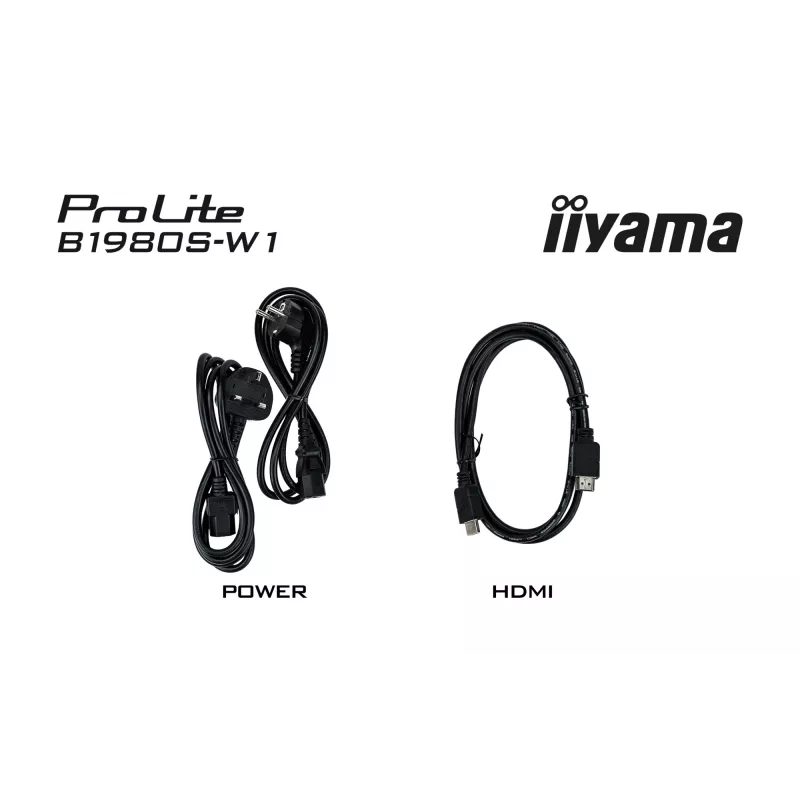 iiyama ProLite B1980S-W1 Monitor per computer 48,3 cm (19 inch) 1280 x 1024 pixel SVGA LED bianco