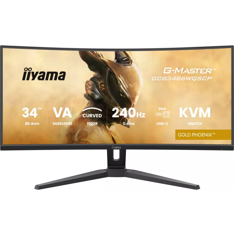 iiyama G-MASTER GCB3486WQSCP-B1 Monitor per computer 86,4 cm (34 inch) 3440 x 1440 pixel UltraWide Quad HD nero