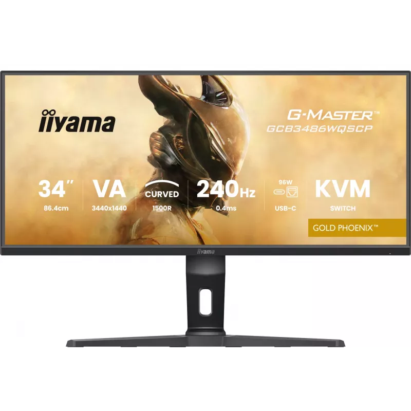 iiyama G-MASTER GCB3486WQSCP-B1 Monitor per computer 86,4 cm (34 inch) 3440 x 1440 pixel UltraWide Quad HD nero