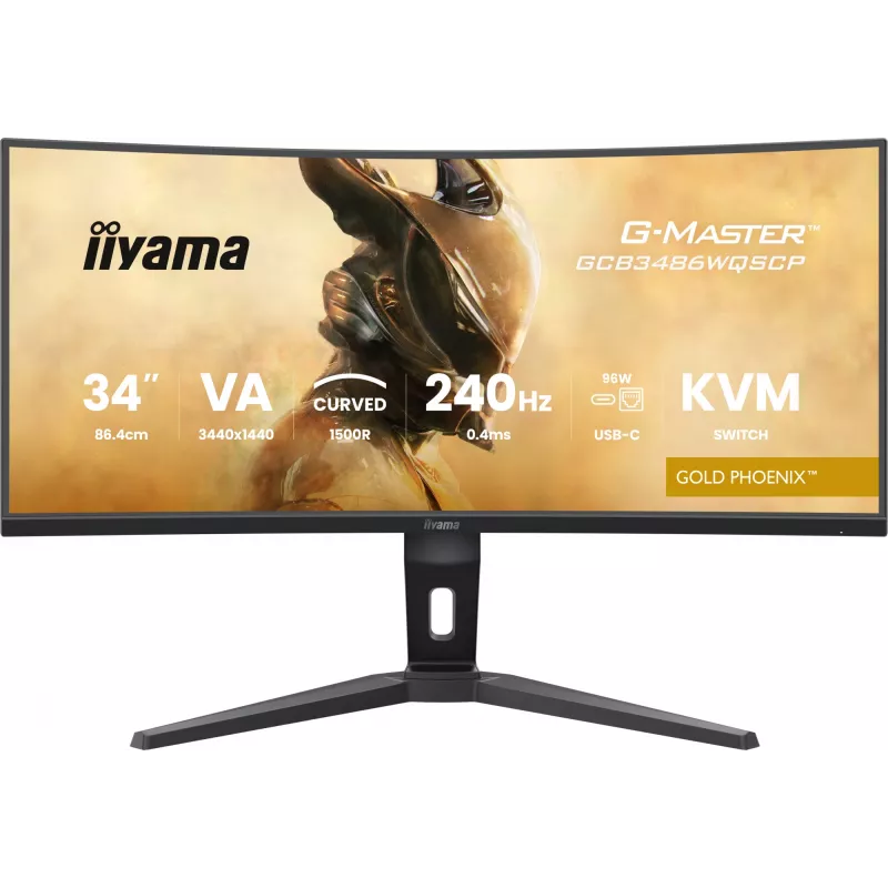 iiyama G-MASTER GCB3486WQSCP-B1 Monitor per computer 86,4 cm (34 inch) 3440 x 1440 pixel UltraWide Quad HD nero