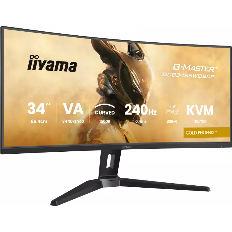 iiyama G-MASTER GCB3486WQSCP-B1 Monitor per computer 86,4 cm (34 inch) 3440 x 1440 pixel UltraWide Quad HD nero