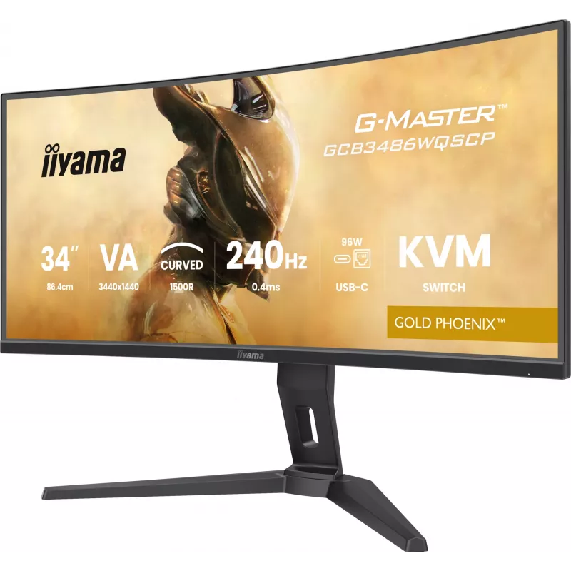 iiyama G-MASTER GCB3486WQSCP-B1 Monitor per computer 86,4 cm (34 inch) 3440 x 1440 pixel UltraWide Quad HD nero