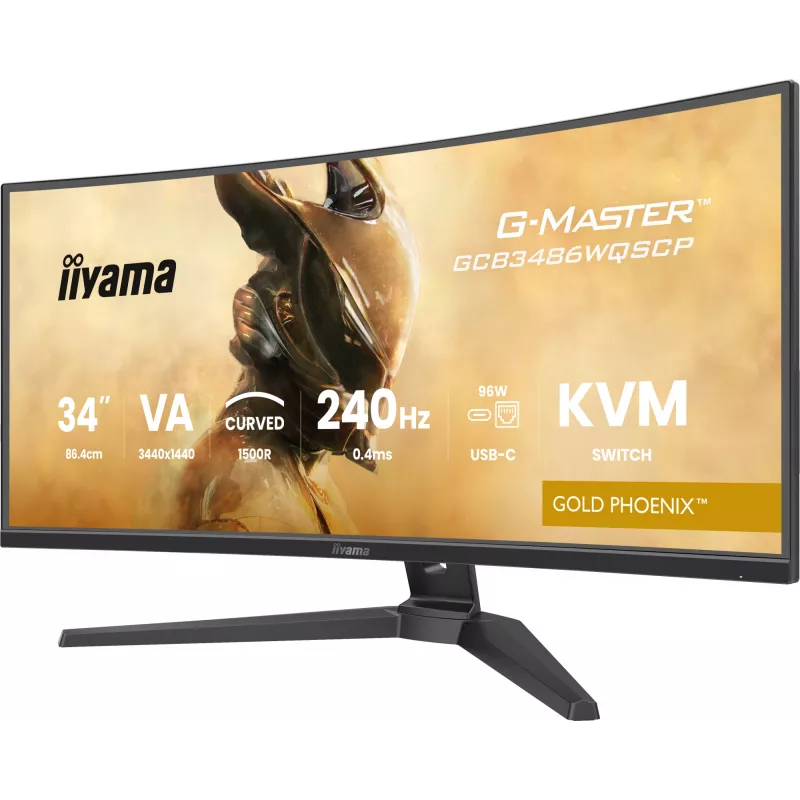 iiyama G-MASTER GCB3486WQSCP-B1 Monitor per computer 86,4 cm (34 inch) 3440 x 1440 pixel UltraWide Quad HD nero