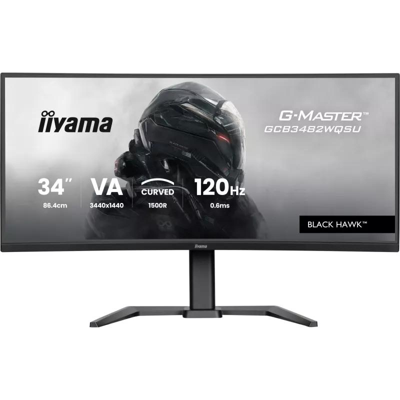 iiyama GCB3482WQSU-B1 Monitor per computer 86,4 cm (34 inch) 3440 x 1440 pixel UltraWide Quad HD LED nero