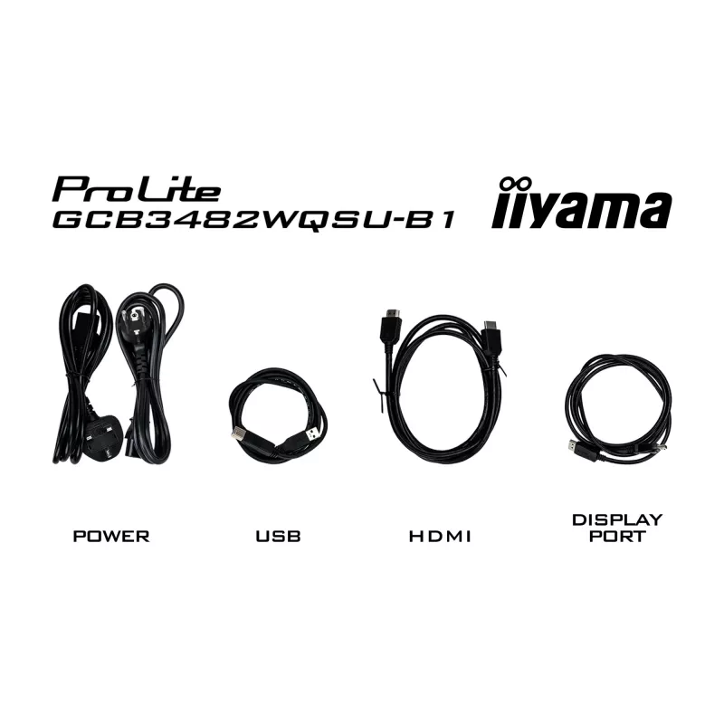 iiyama GCB3482WQSU-B1 Monitor per computer 86,4 cm (34 inch) 3440 x 1440 pixel UltraWide Quad HD LED nero