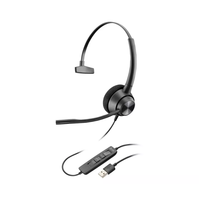 HP Poly EncorePro 310 Cuffia monaurale USB-A TAA