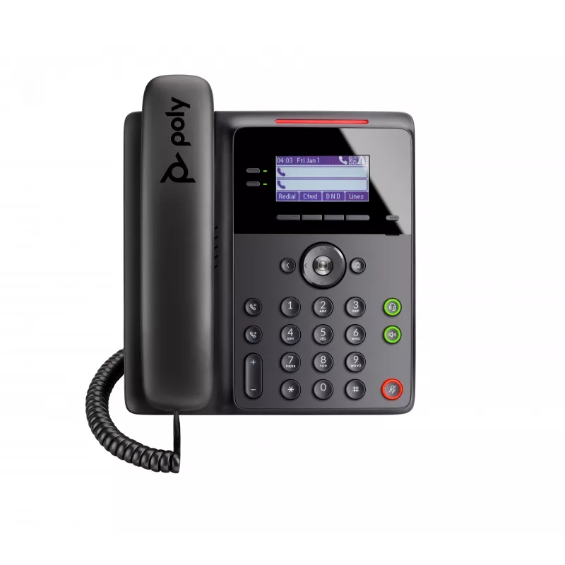 Telefono IP POLY Edge B10/20/30 Alimentatore 5V/1A Cornetta con filo