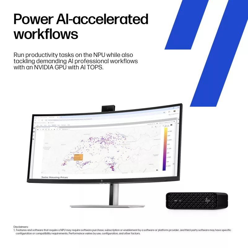 HP Z2 G1i Intel Core Ultra 5 245 16 GB DDR5-SDRAM NVIDIA RTX A400 Windows 11 Pro Mini PC Workstation workstation AI, PC AI