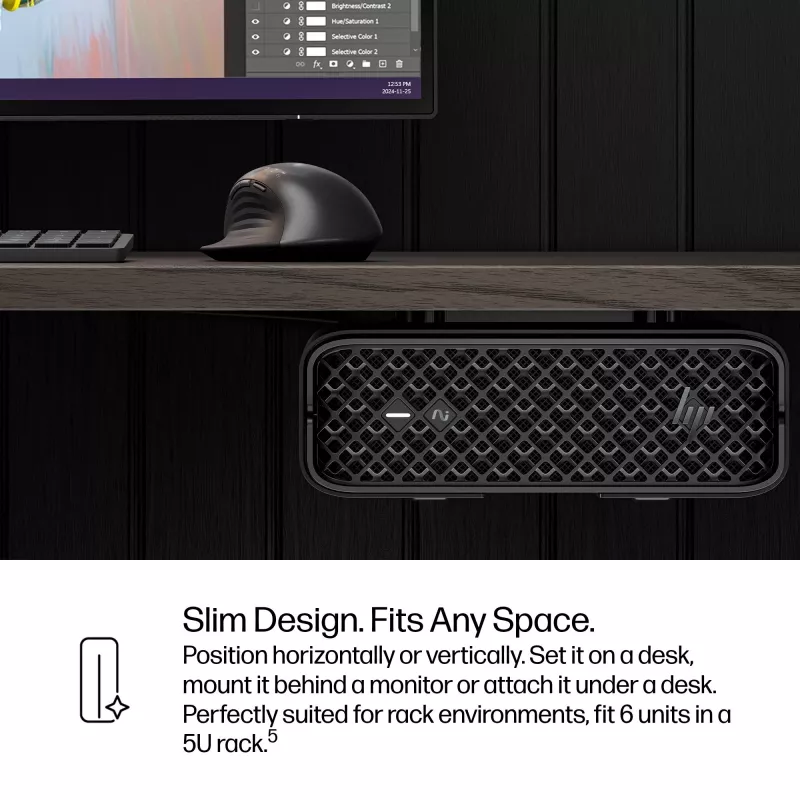 HP Z2 G1i Intel Core Ultra 5 245 16 GB DDR5-SDRAM NVIDIA RTX A400 Windows 11 Pro Mini PC Workstation workstation AI, PC AI