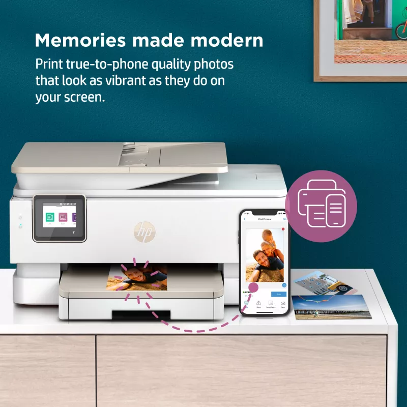 HP ENVY Inspire 7920e stampante all-in-one wireless a colori, Instant Ink; copiatrice, scanner