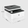 Stampante HP LaserJet Pro 3002dn laser grigio bianco