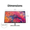 HP Z24q G3 display QHD, 60,5 cm (23,8 pollici), 2560 x 1440 pixel, Quad HD, LCD, 5 ms, argento