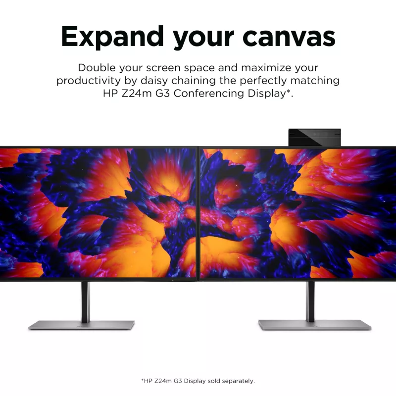 HP Z24q G3 display QHD, 60,5 cm (23,8 pollici), 2560 x 1440 pixel, Quad HD, LCD, 5 ms, argento