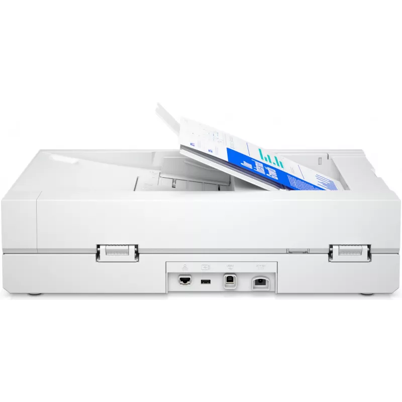 HP Scanjet Pro N4600 fnw1 scanner piano e ADF 1200 x 1200 DPI A5 bianco