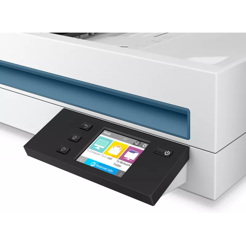 HP Scanjet Pro N4600 fnw1 scanner piano e ADF 1200 x 1200 DPI A5 bianco