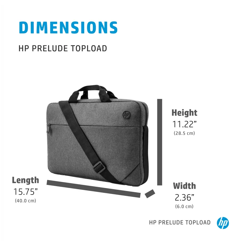 HP Prelude borsa top loader 15,6 pollici, borsa top loader, 39,6 cm (15,6 pollici), 300 g