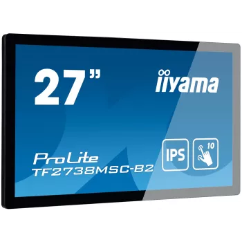 iiyama ProLite TF2738MSC-B2 monitor per computer 68,6 cm (27 pollici) 1920 x 1080 pixel Full HD LED touchscreen multi-utente nero