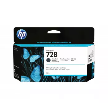 Cartuccia d'inchiostro HP 728 130 ml nero opaco DesignJet