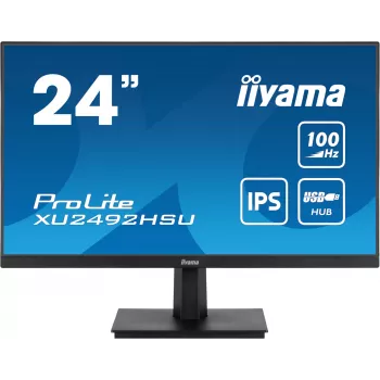 iiyama ProLite XU2492HSU-B6 monitor per computer 60,5 cm (23,8 pollici) 1920 x 1080 pixel Full HD LED nero