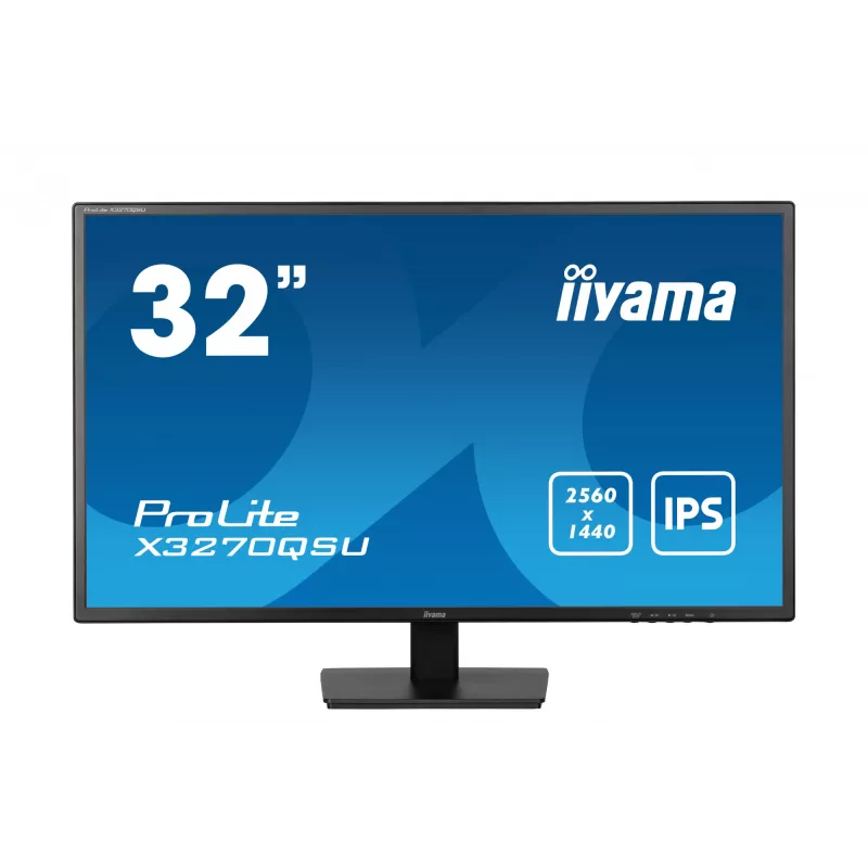 iiyama ProLite X3270QSU-B1 monitor per computer 80 cm (31,5 inch) 2560 x 1440 pixel Wide Quad HD LED nero