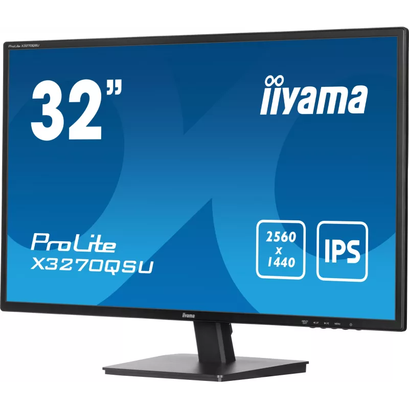 iiyama ProLite X3270QSU-B1 monitor per computer 80 cm (31,5 inch) 2560 x 1440 pixel Wide Quad HD LED nero