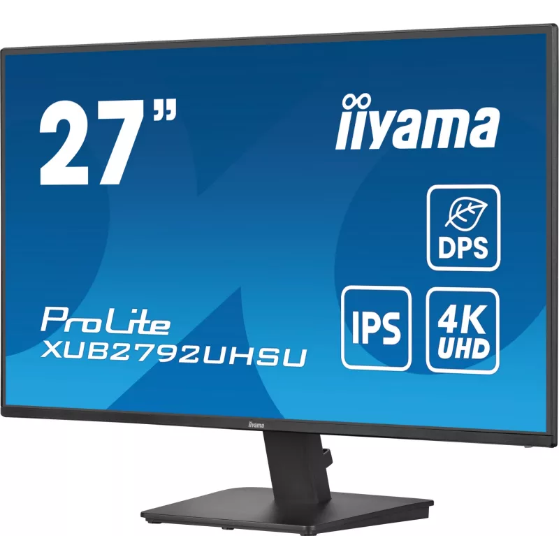 iiyama ProLite XU2792UHSU-B6 monitor per computer 68,6 cm (27 inch) 3840 x 2160 pixel 4K Ultra HD LED nero