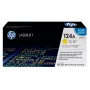 HP 124A cartuccia toner LaserJet originale giallo, 2000 pagine, giallo, 1 pz.