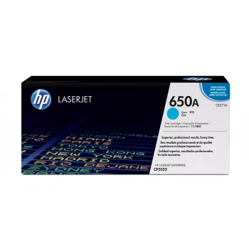 HP 650A cartuccia toner LaserJet originale ciano
