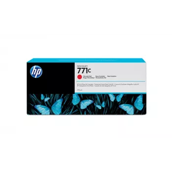 HP 771C cartuccia d'inchiostro DesignJet 775 ml rosso cromatico, serie stampante HP DesignJet Z6200 Photo, stampa a getto d'inchiostro termico, Singapore, 324 mm, 120 mm, 64 mm