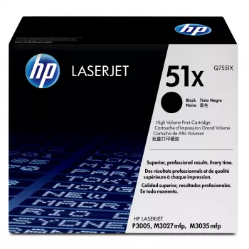 HP 51X alta capacità nero cartuccia toner originale LaserJet