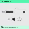 HP adattatore USB 3.0 a Gigabit RJ45 G2, con filo, USB, Ethernet, nero