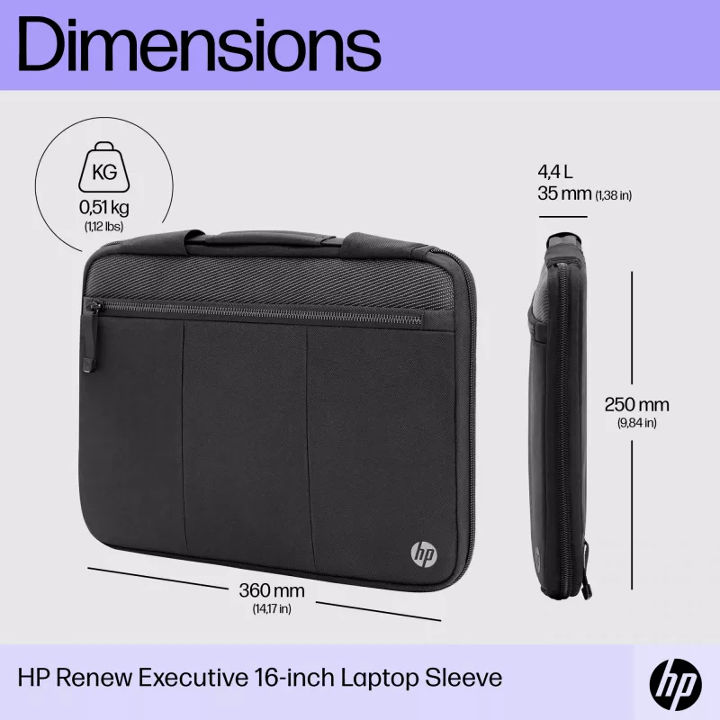 HP Renew Executive custodia per laptop 14 pollici, 35,8 cm, tinta unita