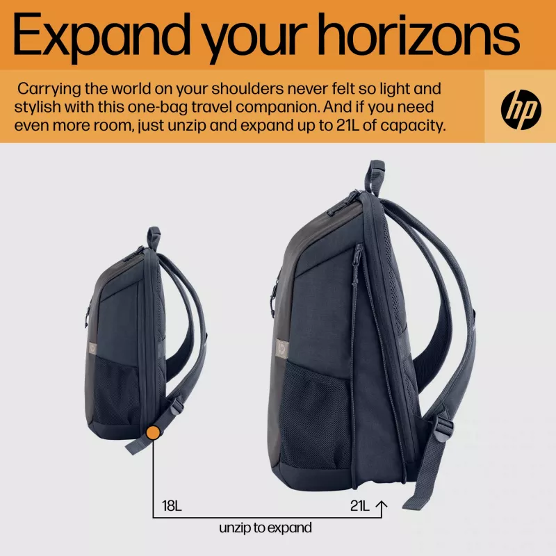 HP Travel 18 litri 15.6 Iron grigio zaino per laptop