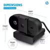 HP 325 webcam FHD, business, Windows 10, Windows 11, MacOS, 72 mm, 53,6 mm, 53,2 mm