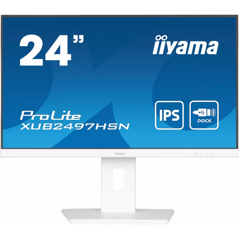 Monitor iiyama ProLite XUB2497HSN-W1 60,5 cm (23,8 pollici) 1920 x 1080 pixel Full HD LED bianco
