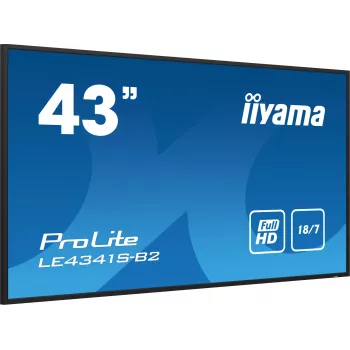 Schermo piatto digital signage iiyama PROLITE LE4341S-B2 108 cm (42,5 pollici) LCD 350 cd/m² Full HD nero 18/7