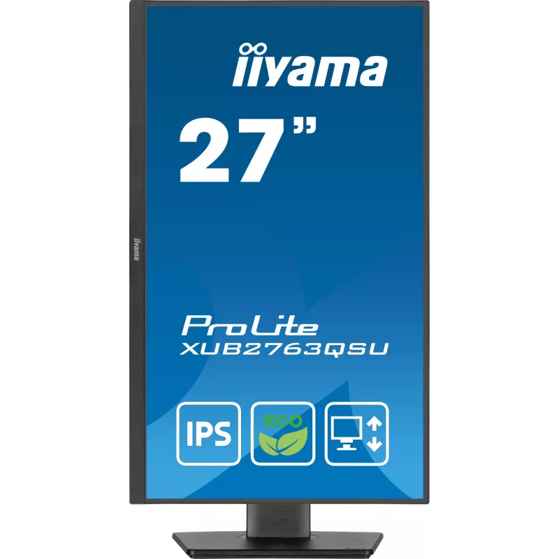 Monitor iiyama ProLite XUB2763QSU-B1 68,6 cm (27 pollici) 2560 x 1440 pixel Quad HD LED nero