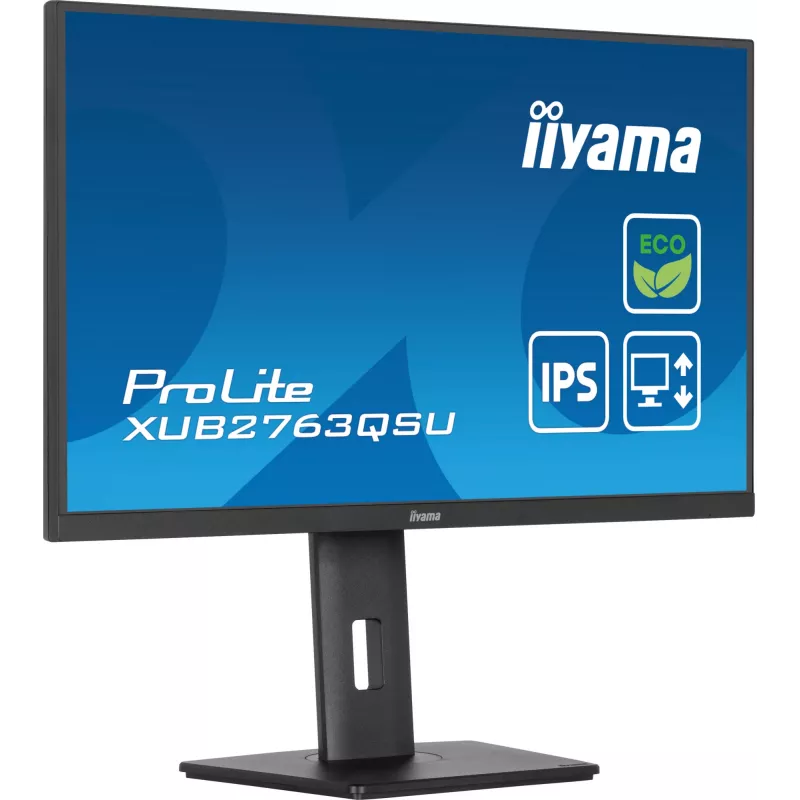 Monitor iiyama ProLite XUB2763QSU-B1 68,6 cm (27 pollici) 2560 x 1440 pixel Quad HD LED nero