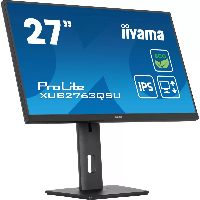 Monitor iiyama ProLite XUB2763QSU-B1 68,6 cm (27 pollici) 2560 x 1440 pixel Quad HD LED nero