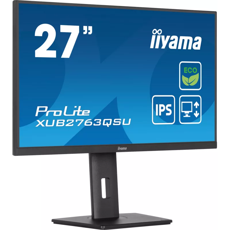 Monitor iiyama ProLite XUB2763QSU-B1 68,6 cm (27 pollici) 2560 x 1440 pixel Quad HD LED nero