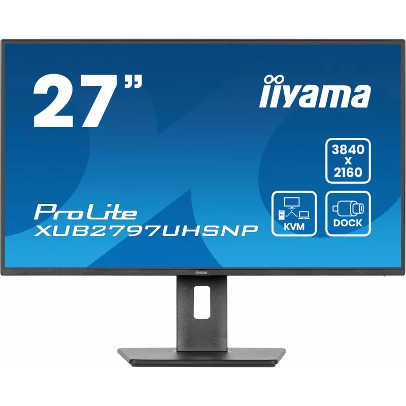 Monitor iiyama ProLite XUB2797UHSNP-B1 68,6 cm (27 pollici) 3840 x 2160 pixel 4K Ultra HD LED nero