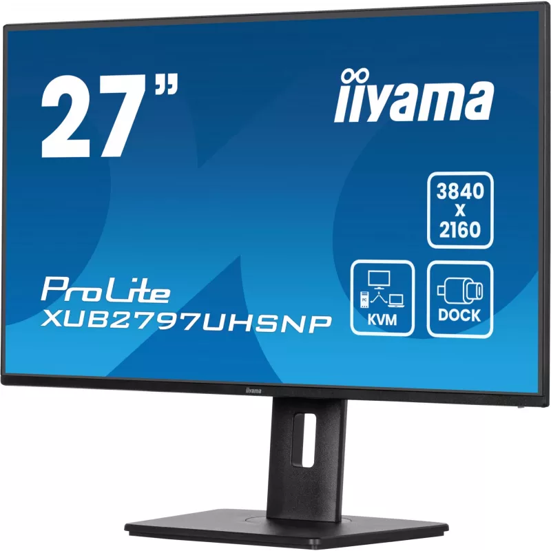 Monitor iiyama ProLite XUB2797UHSNP-B1 68,6 cm (27 pollici) 3840 x 2160 pixel 4K Ultra HD LED nero