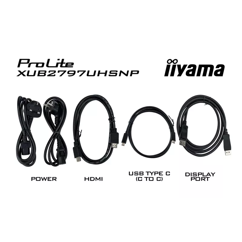 Monitor iiyama ProLite XUB2797UHSNP-B1 68,6 cm (27 pollici) 3840 x 2160 pixel 4K Ultra HD LED nero